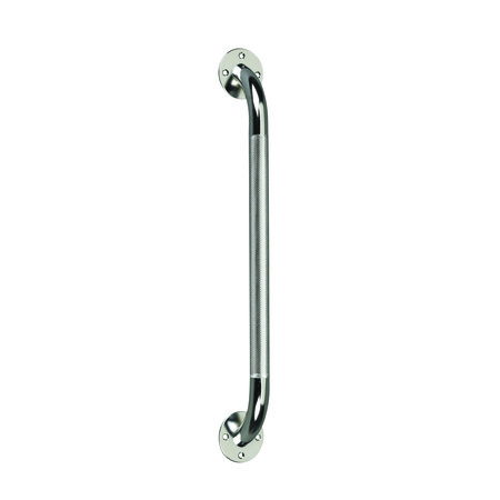 DRIVE MEDICAL Chrome Knurled Grab Bar, 18" rtl12118